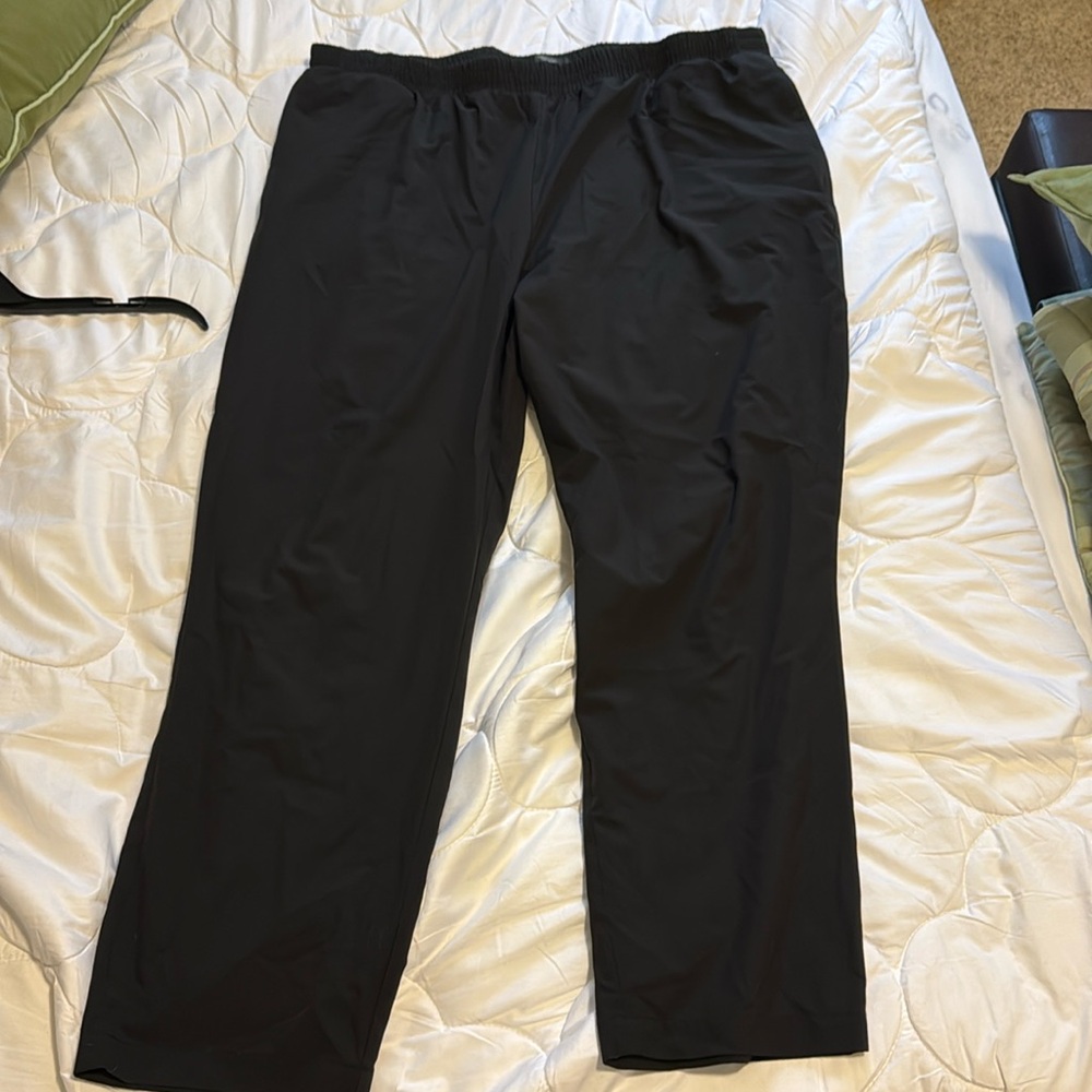 Gently used black elastic pants